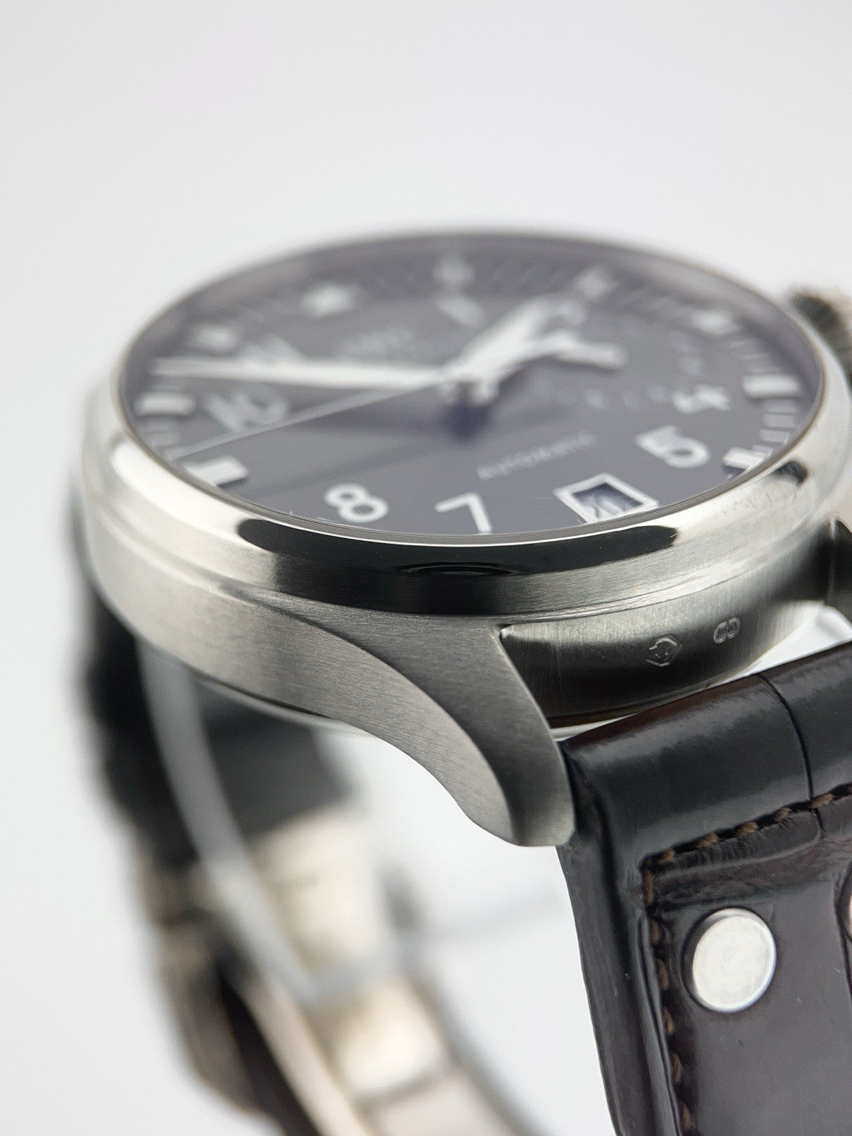 IWC Big Pilot 18k White Gold Grey Dial 46mm Automatic Mens Watch IW500402