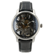 Maurice Lacroix Skeleton Dial Stainless Steel 43mm Manual Wind Mens Watch MP7138