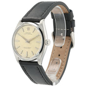 Rolex Oyster Perpetual Champagne Dial Stainless Steel 34mm Automatic Mens 1002