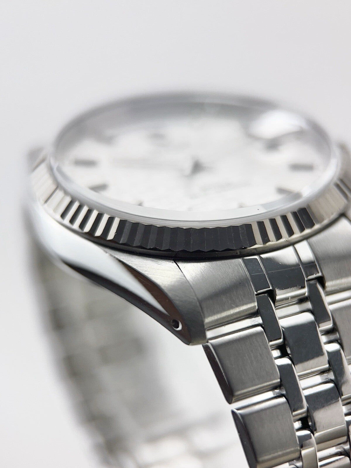 Tudor Prince Day & Date Stainless Steel 36mm Linen Automatic Men’s Watch 76214