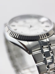 Tudor Prince Day & Date Stainless Steel 36mm Linen Automatic Men’s Watch 76214