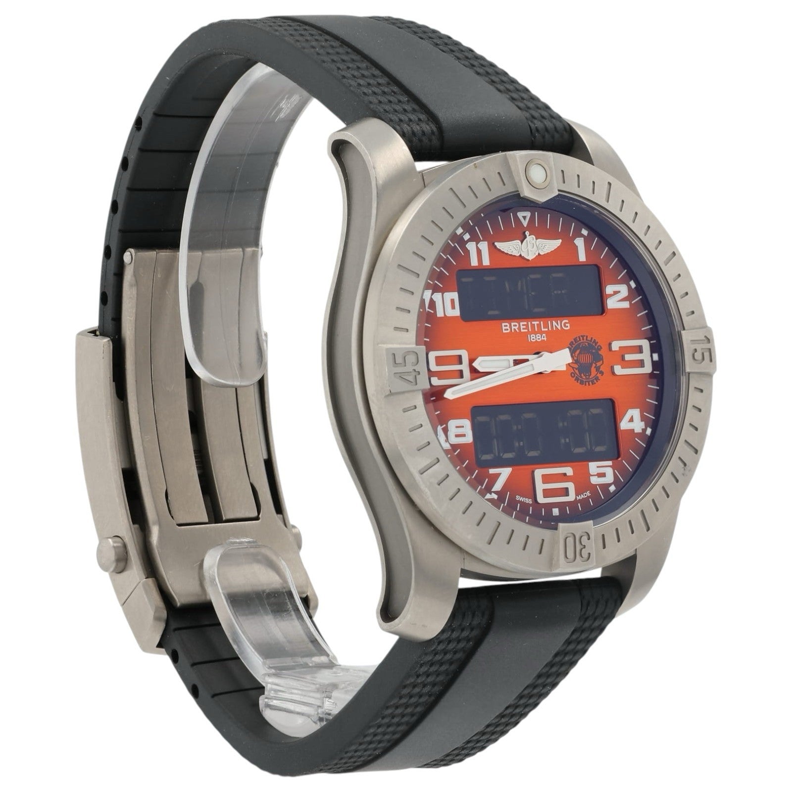 Breitling Aerospace B70 Orbiter Orange Dial Titanium 43mm Quartz Men’s EB7010