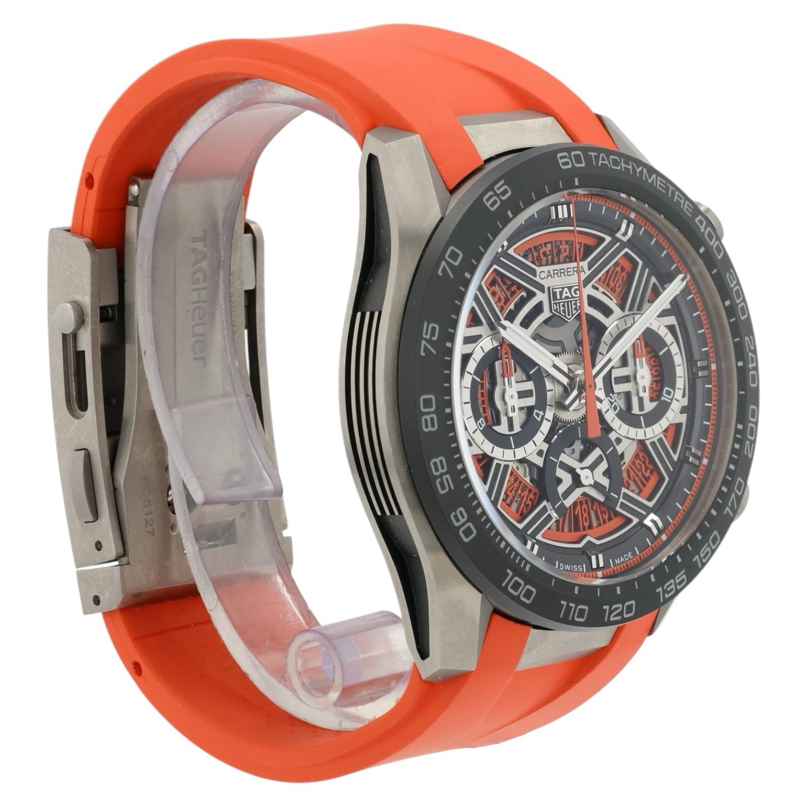 Tag Heuer Carrera Skeleton Dial Titanium 43mm Automatic Men’s Watch CBU2082