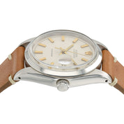 Rolex Oysterdate Silver Dial Stainless Steel 34mm Automatic Unisex Watch 6694