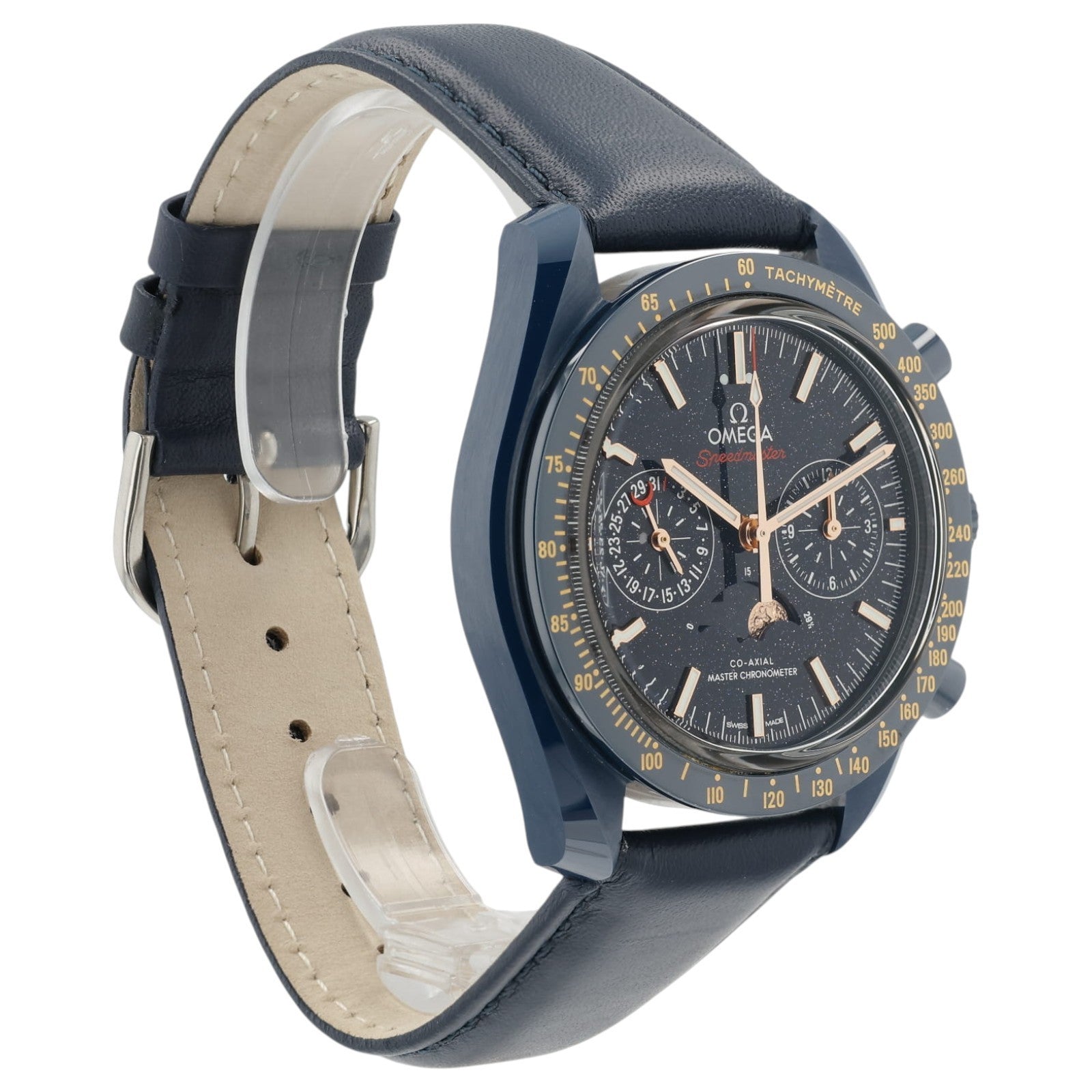 Omega Speedmaster Blue Dial Ceramic 44.25mm Automatic Mens 304.93.44.52.03.002