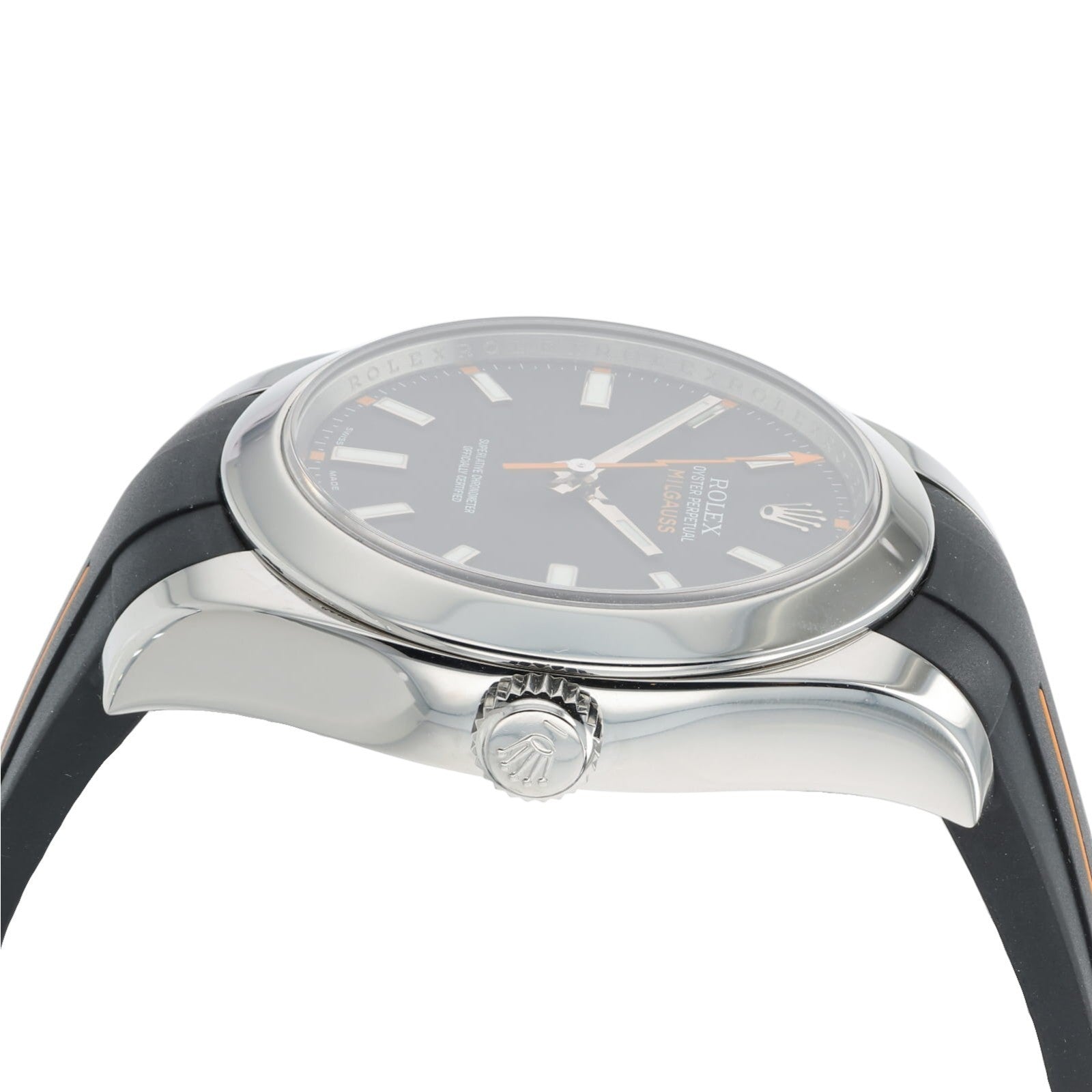 Rolex Milgauss Black Dial Stainless Steel 40MM Automatic Men's Watch 116400