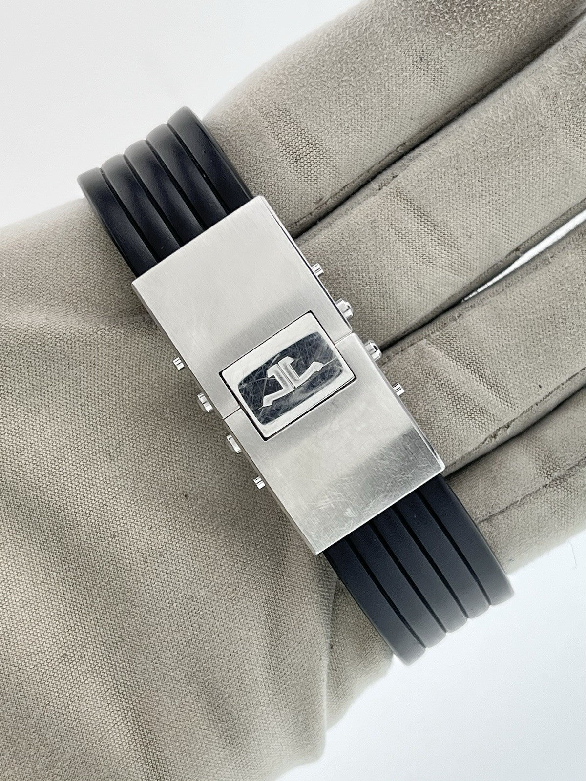 Jaeger-LeCoultre Reverso Steel Grey Dial 28mm Manual Wind Mens Watch Q2948601