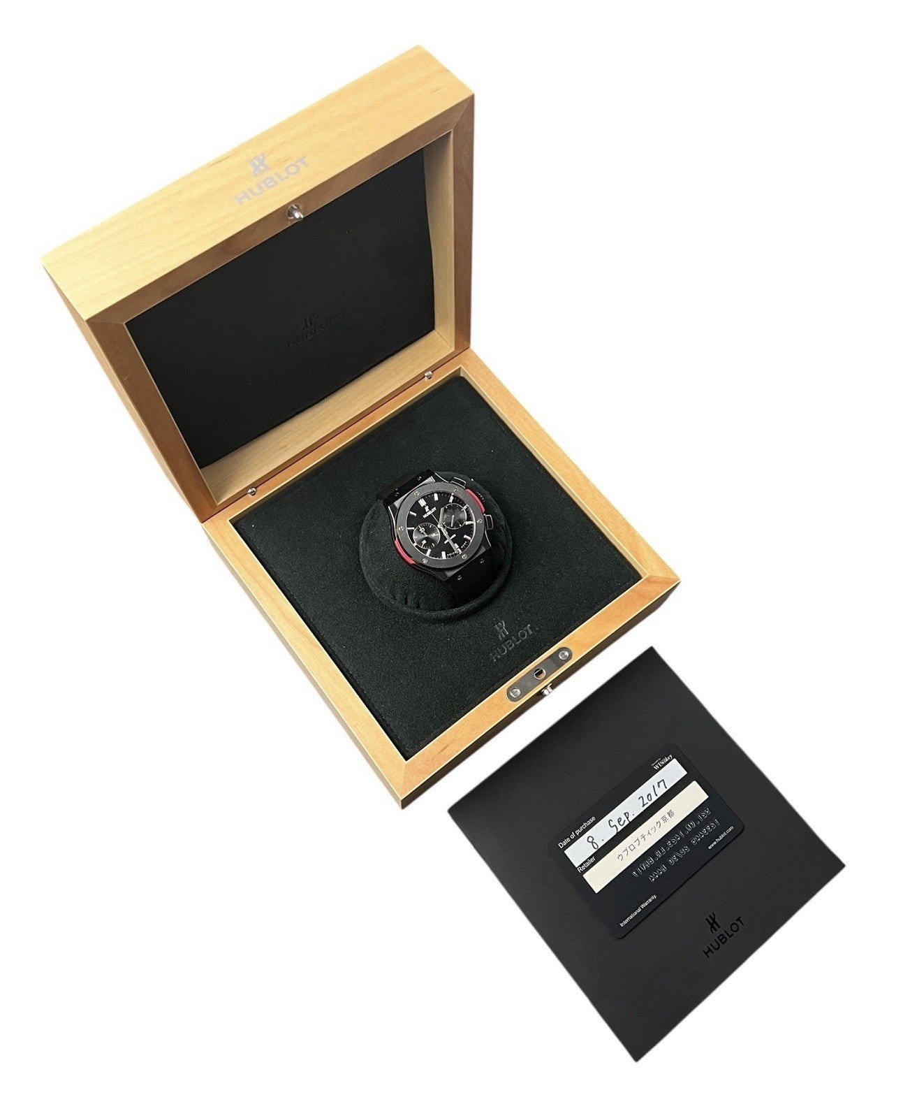 Hublot Classic Fusion Black Dial Ceramic 45mm Automatic 521.CM.1423.LR.BHV17