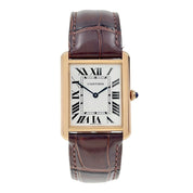 Cartier Tank Solo 18k Rose Gold And Steel Men’s Quartz Watch 3167