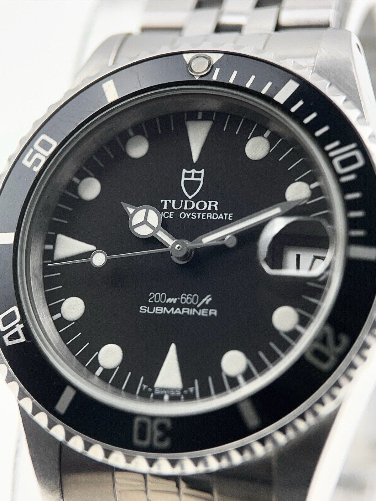 Tudor Submariner Stainless Steel Black 36mm Automatic Men’s Watch 75090