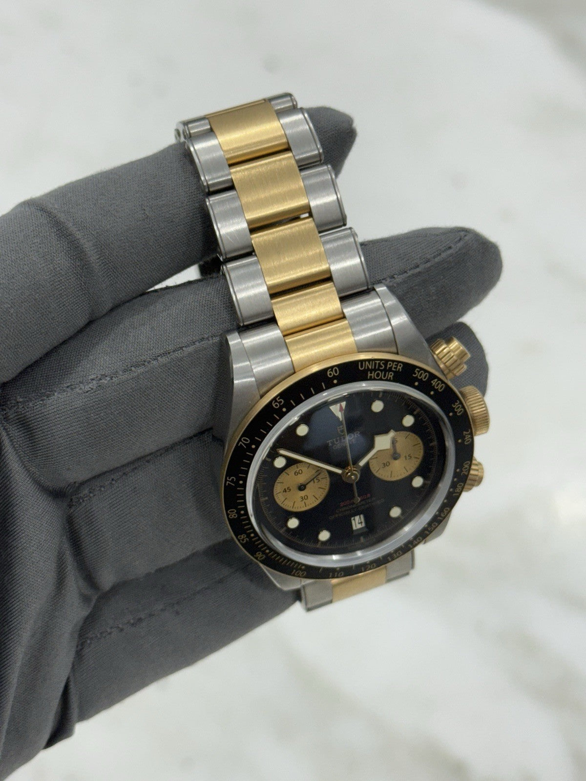 2024 Tudor Black Bay Chronograph S&G 41MM Two Tone Watch 79363N - Box/Papers