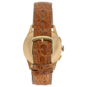 Accro 310 Silver Dial 18k Rose Gold 39.5mm Manual Wind Movement Mens Watch