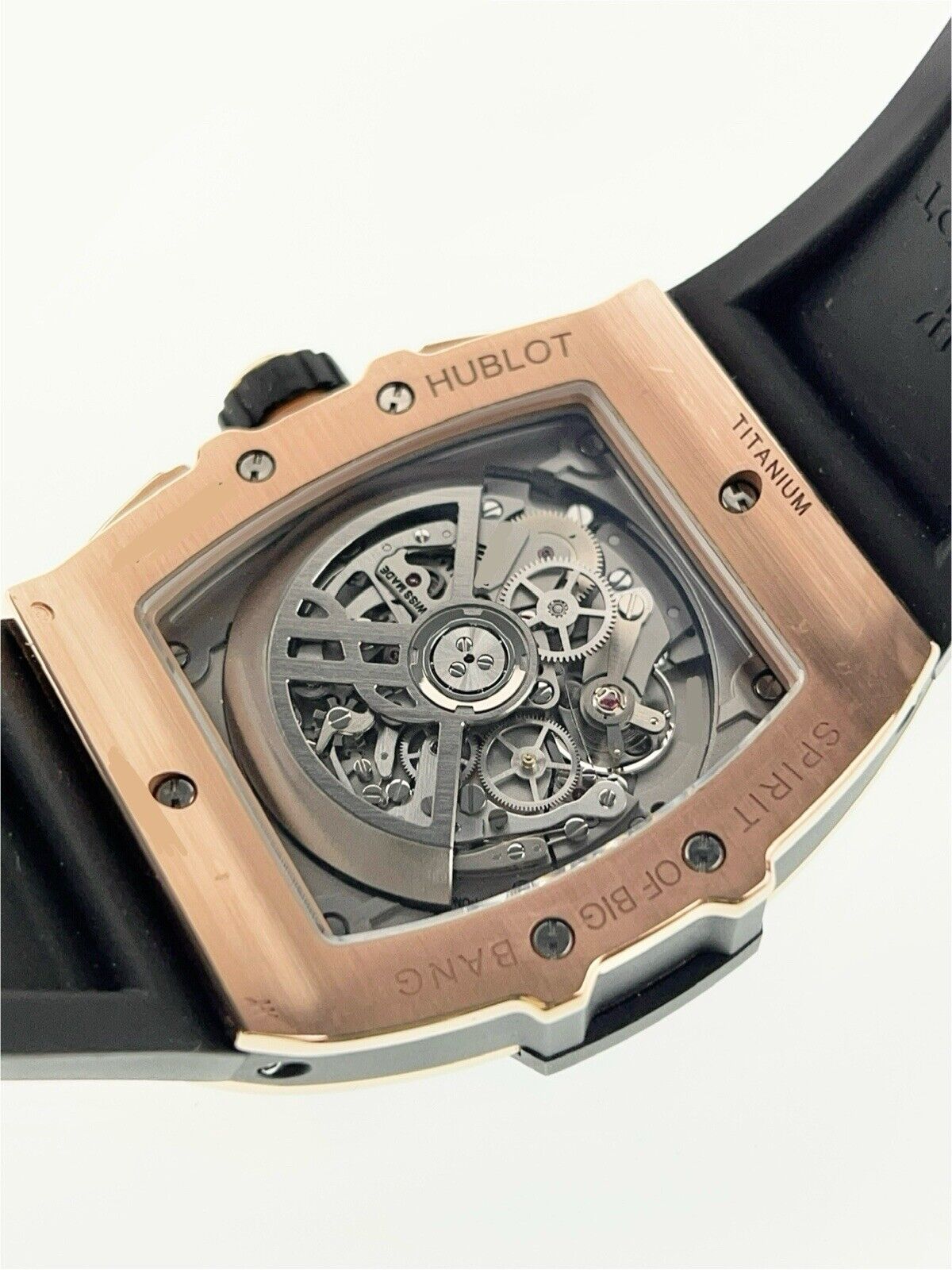 Hublot Spirit Of Big Bang 18k Rose Gold Skeleton Dial 42mm Auto 642.OM.0180.RX