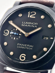 Panerai Luminor Marina 1950 Carbon Black Dial 44mm Automatic Watch PAM00661