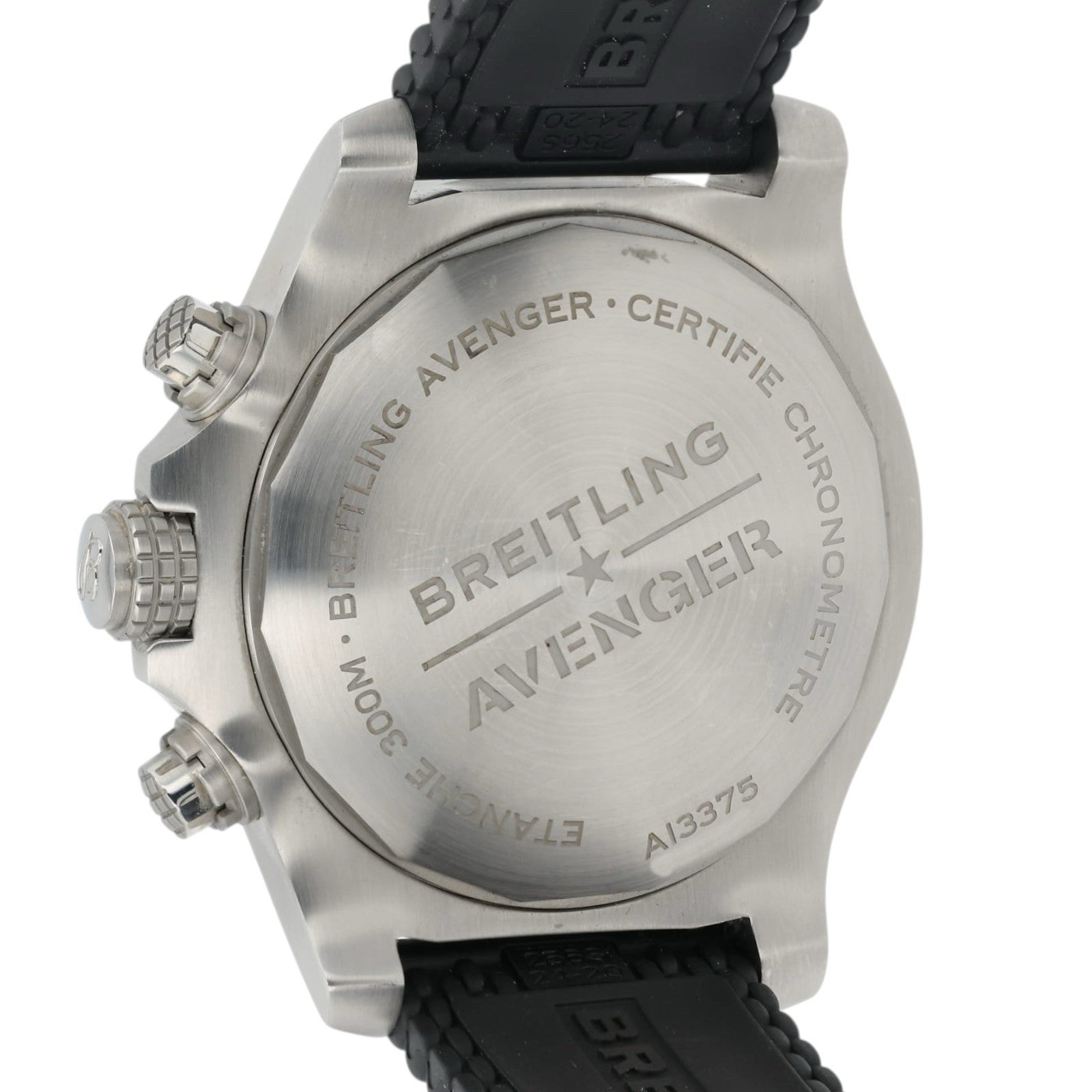 Breitling Avenger Stainless Steel Black Dial 48mm Automatic Men’s Watch A13375