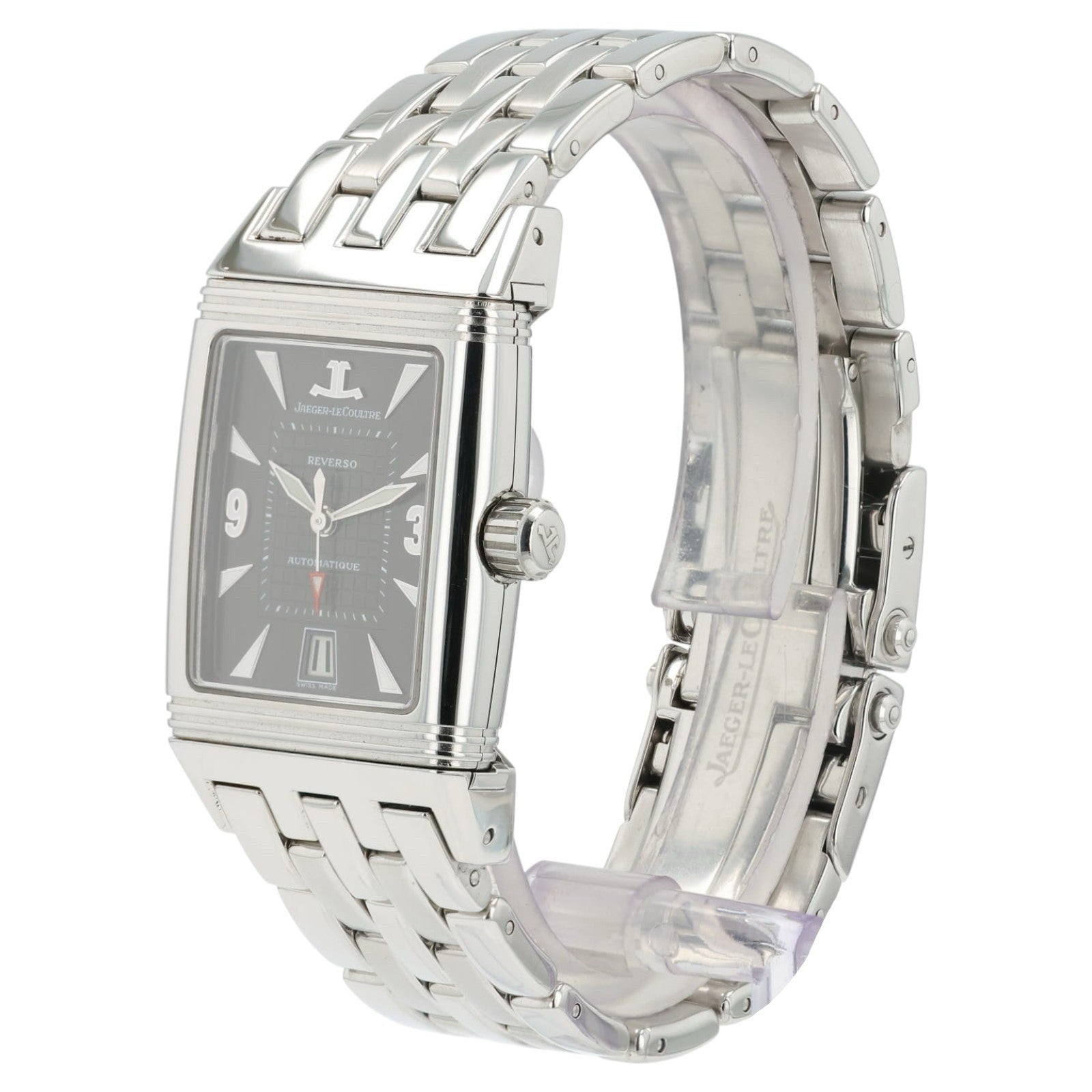 LeCoultre Reverso Gray Dial Stainless Steel 27mm Automatic Men’s Watch 290.8.60