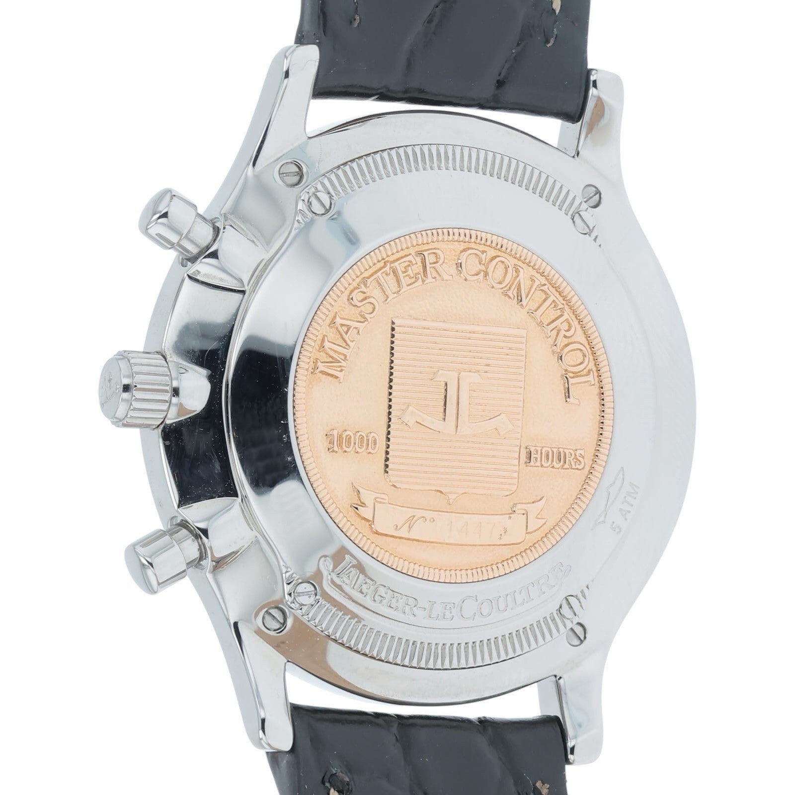 Jaeger-LeCoultre Master Control Steel Silver Dial 34mm Quartz Mens 145.8.31