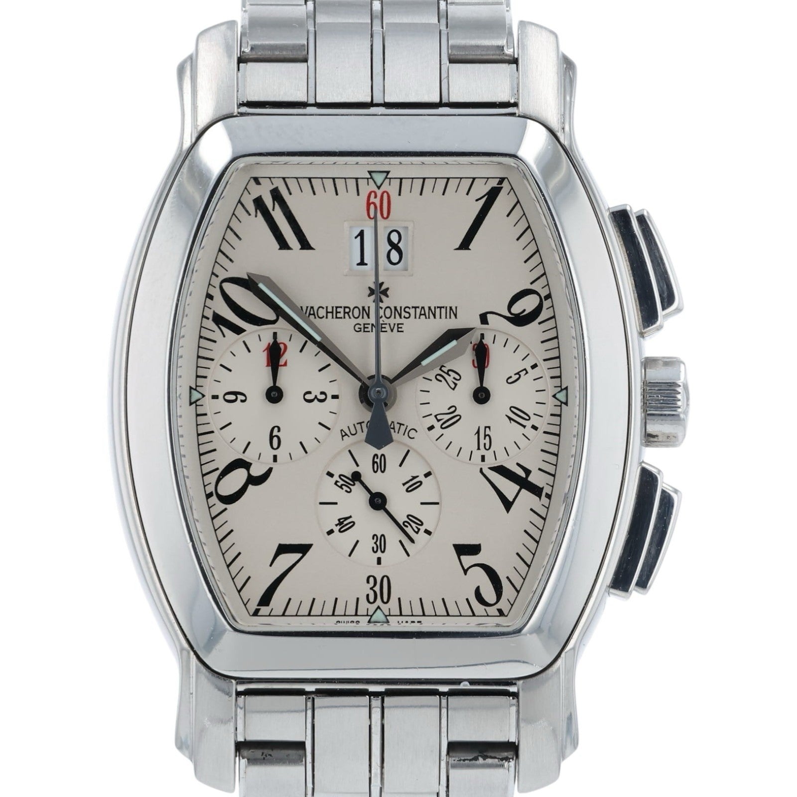Vacheron Royal Eagle Stainless Steel Silver Dial 35mm Automatic Mens Watch 49145