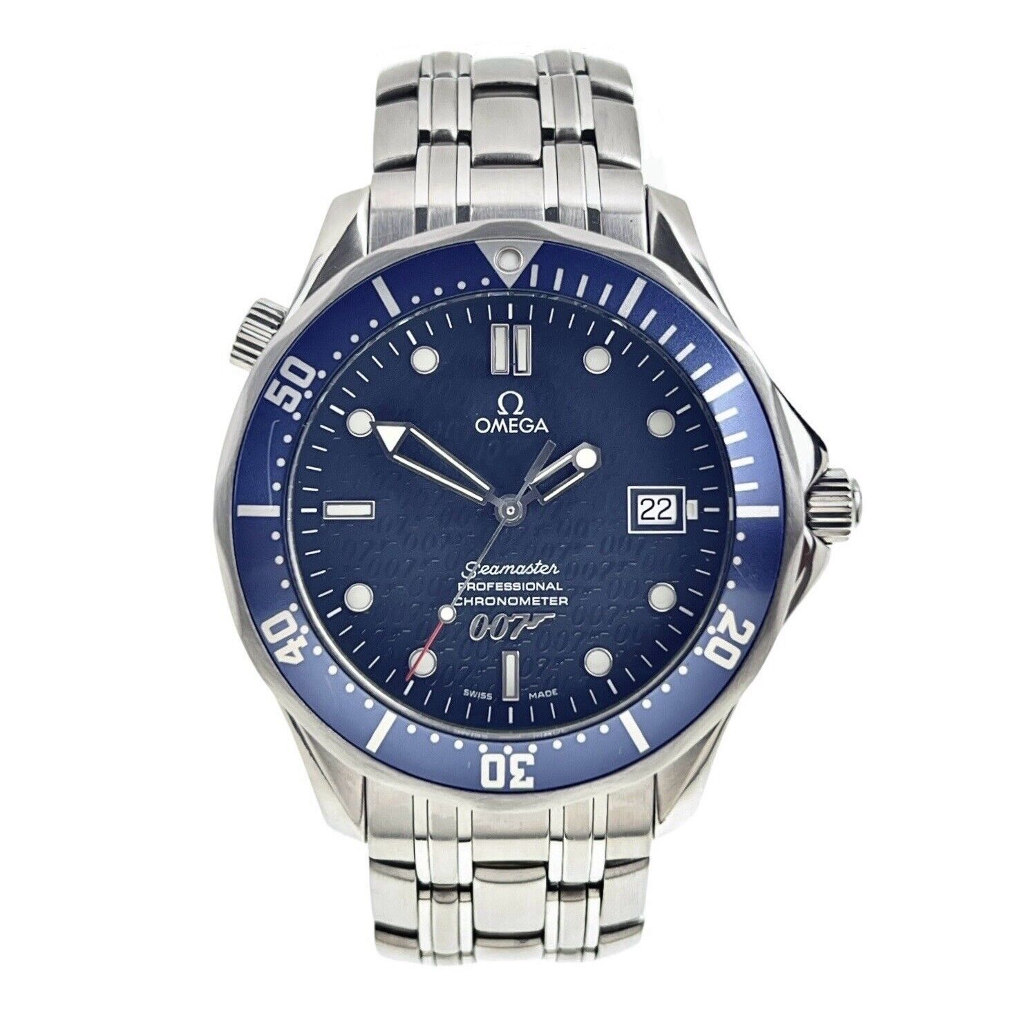 Omega Seamaster Diver 300m Steel Blue 41mm Automatic Men’s Watch 2537.80.00