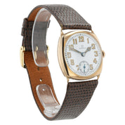 1942 Omega White Dial 9ct Gold 31.5mm Manual Wind Movement Unisex Watch