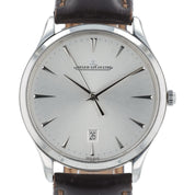 Jaeger-LeCoultre Master Slim Date Steel Silver Dial 39mm Automatic Mens Q1238420
