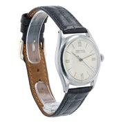 Rolex Oyster Varini Locarno Silver Dial Steel 34mm Manual Wind Unisex Watch 4377