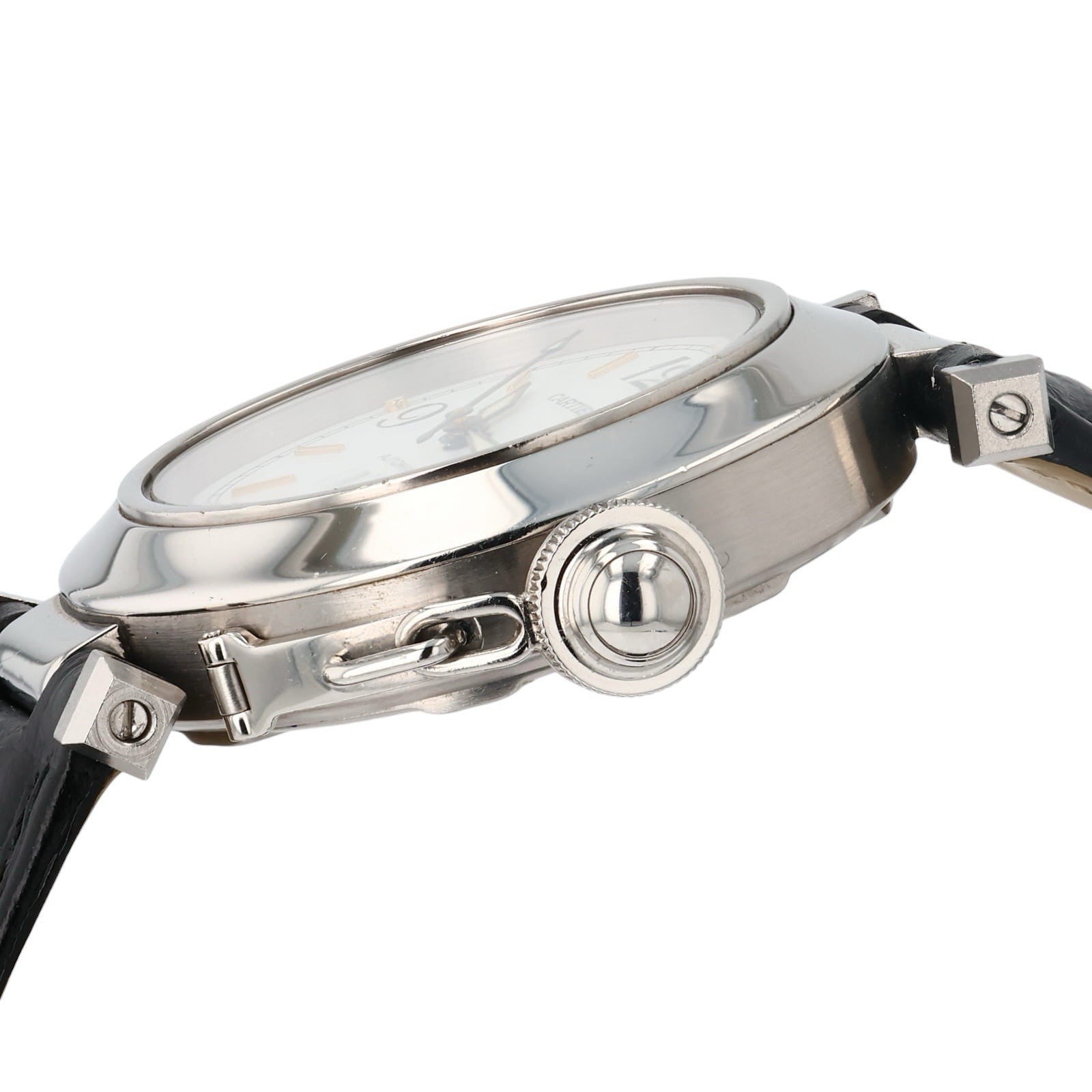 Cartier Pasha Stainless Steel White Dial 35mm Automatic Men’s Watch W31044M7
