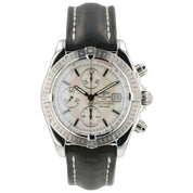 Breitling Chronomat Mother Of Pearl Dial Steel 44mm Automatic Mens Watch A13356