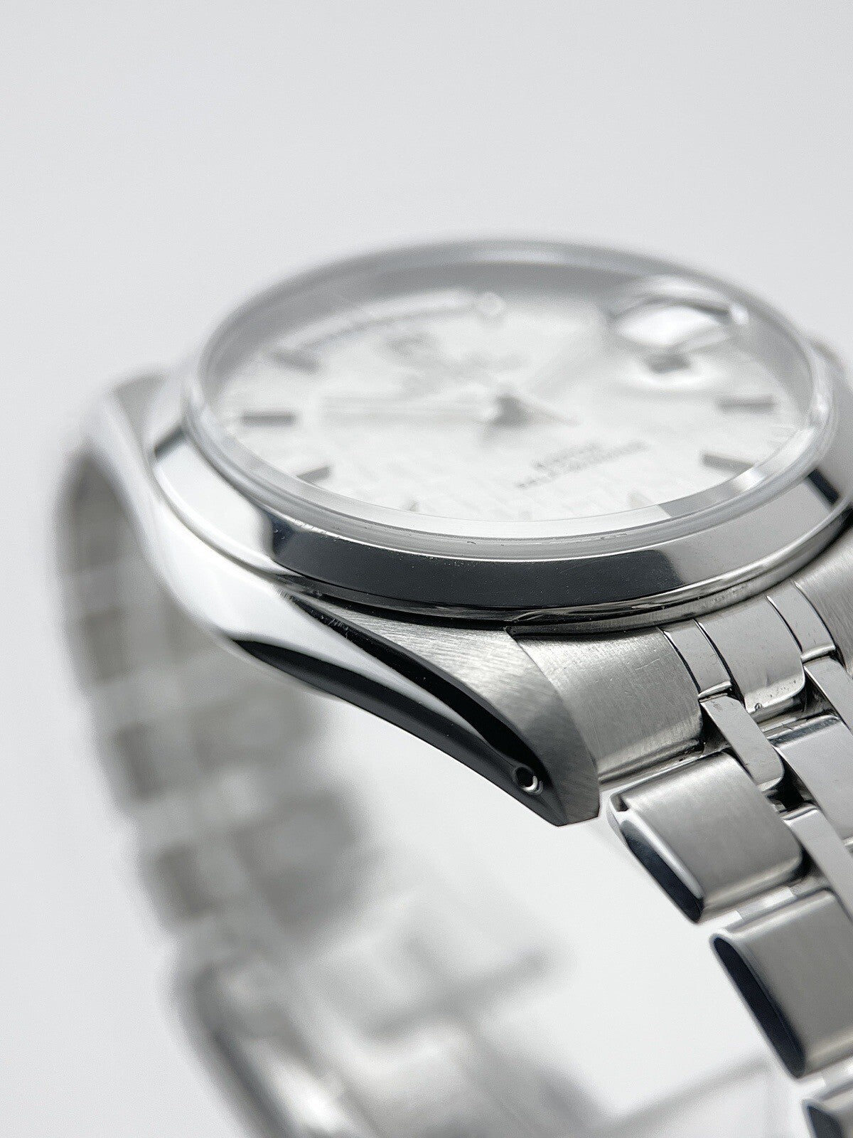 Tudor Prince Date Day Stainless 76200 Silver Linen Dial Automatic Men's Watch