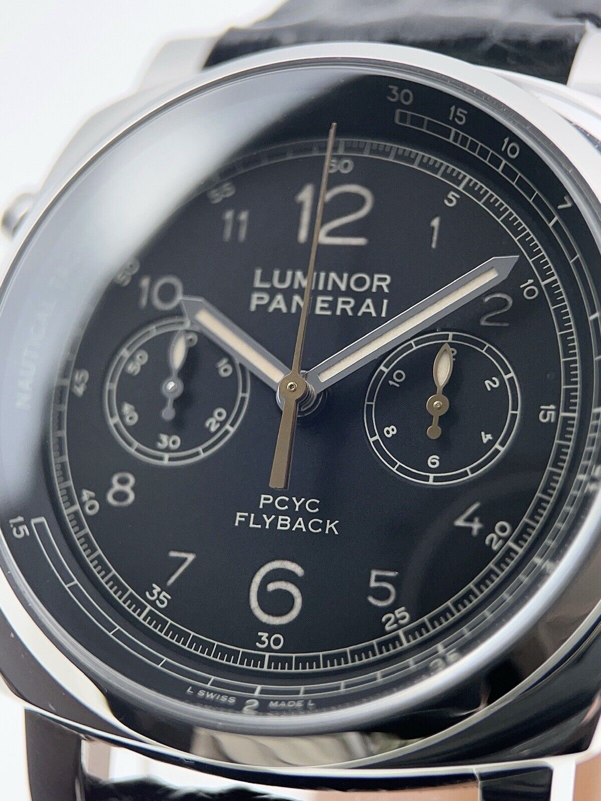 Panerai Luminor 1950 Chronograph Flyback Steel 44mm Automatic Mens PAM00653