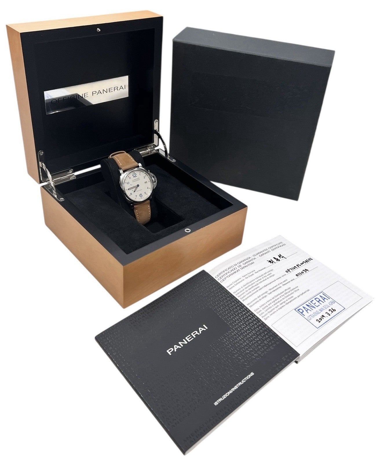 Panerai Luminor Due Stainless Steel Silver Dial 42mm Automatic Men's PAM00906