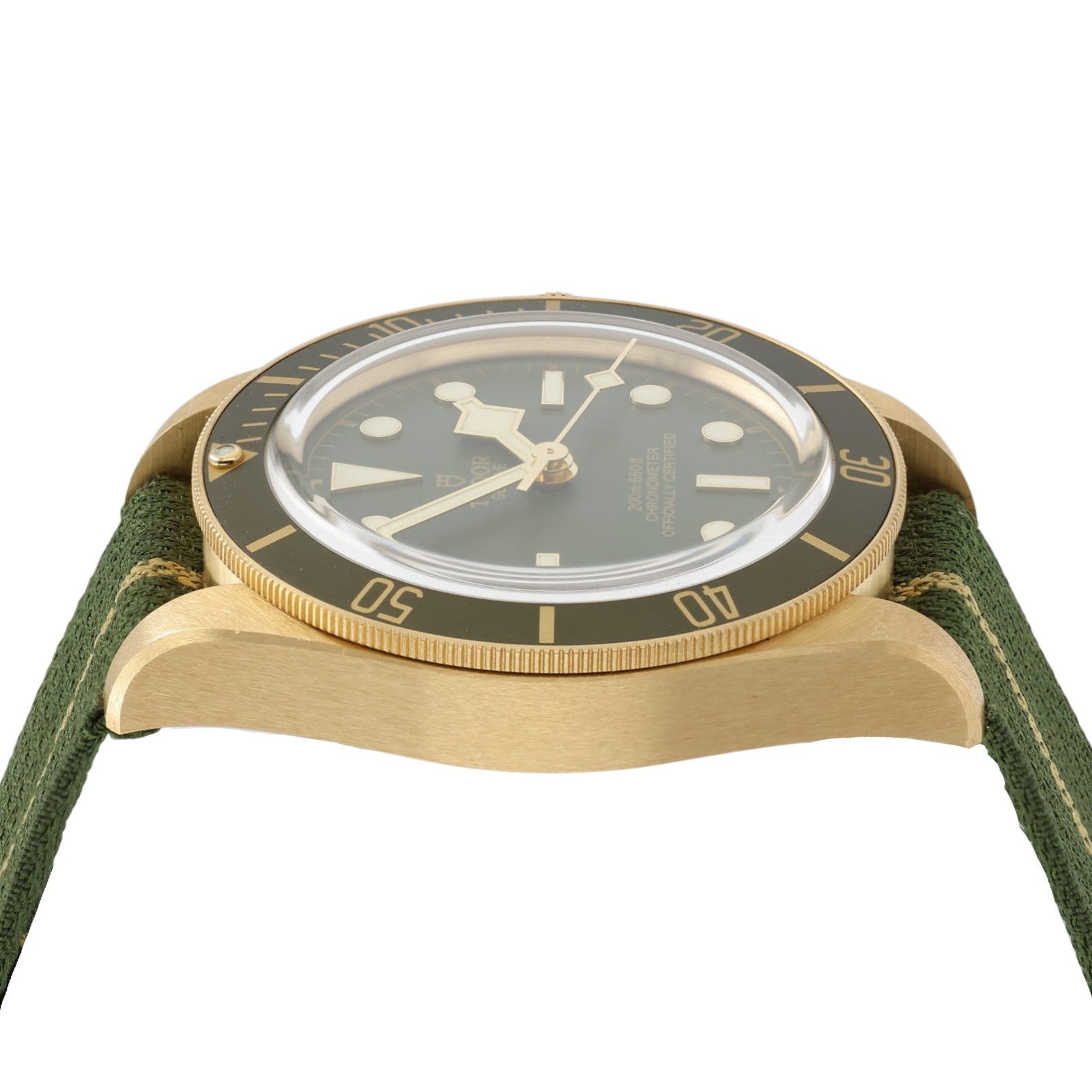 Tudor Black Bay 58 Green Dial 18k Yellow Gold 39mm Automatic Mens Watch 79018V