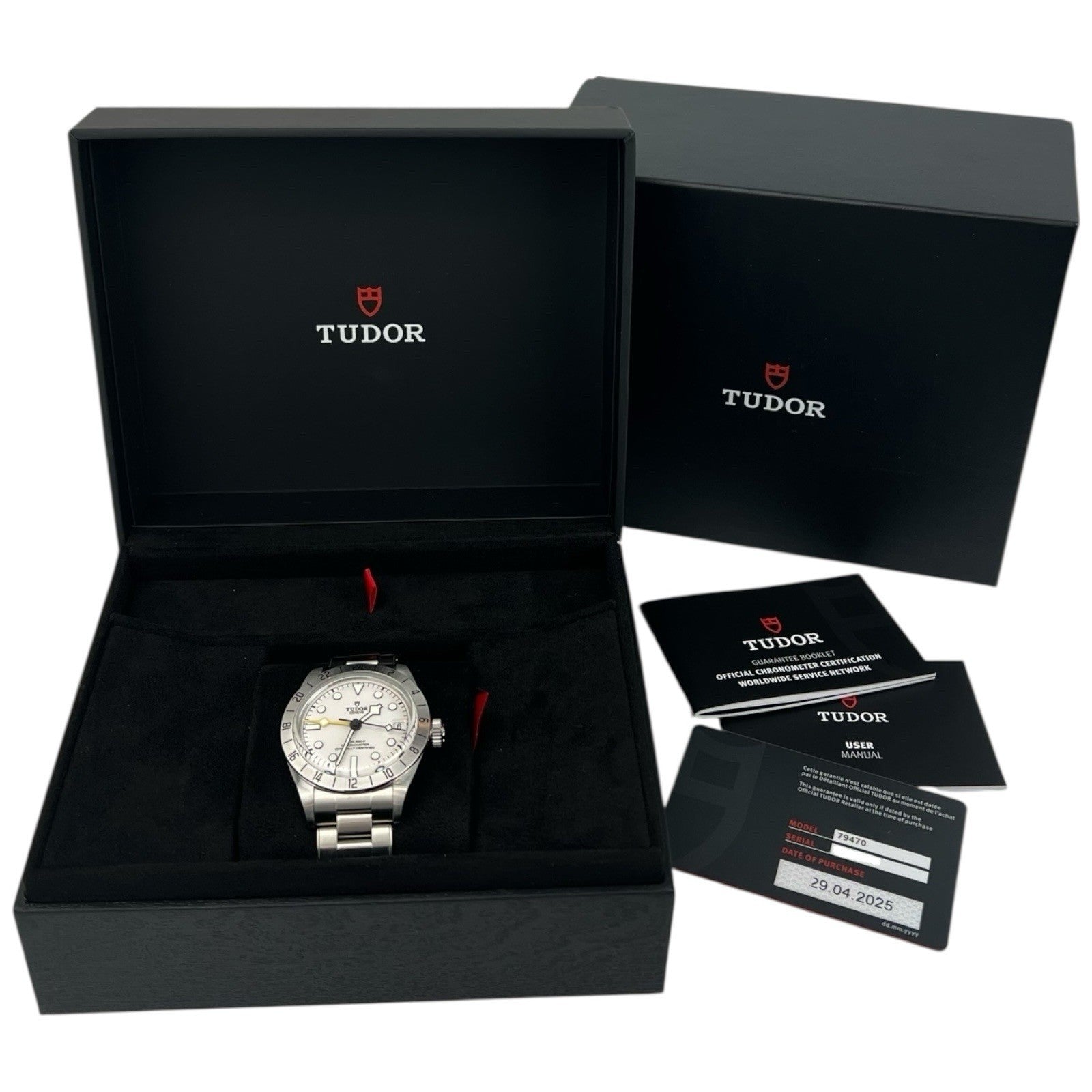 NEW 2025 Tudor Black Bay Pro White Dial Stainless Steel 39mm Men's Watch 79470