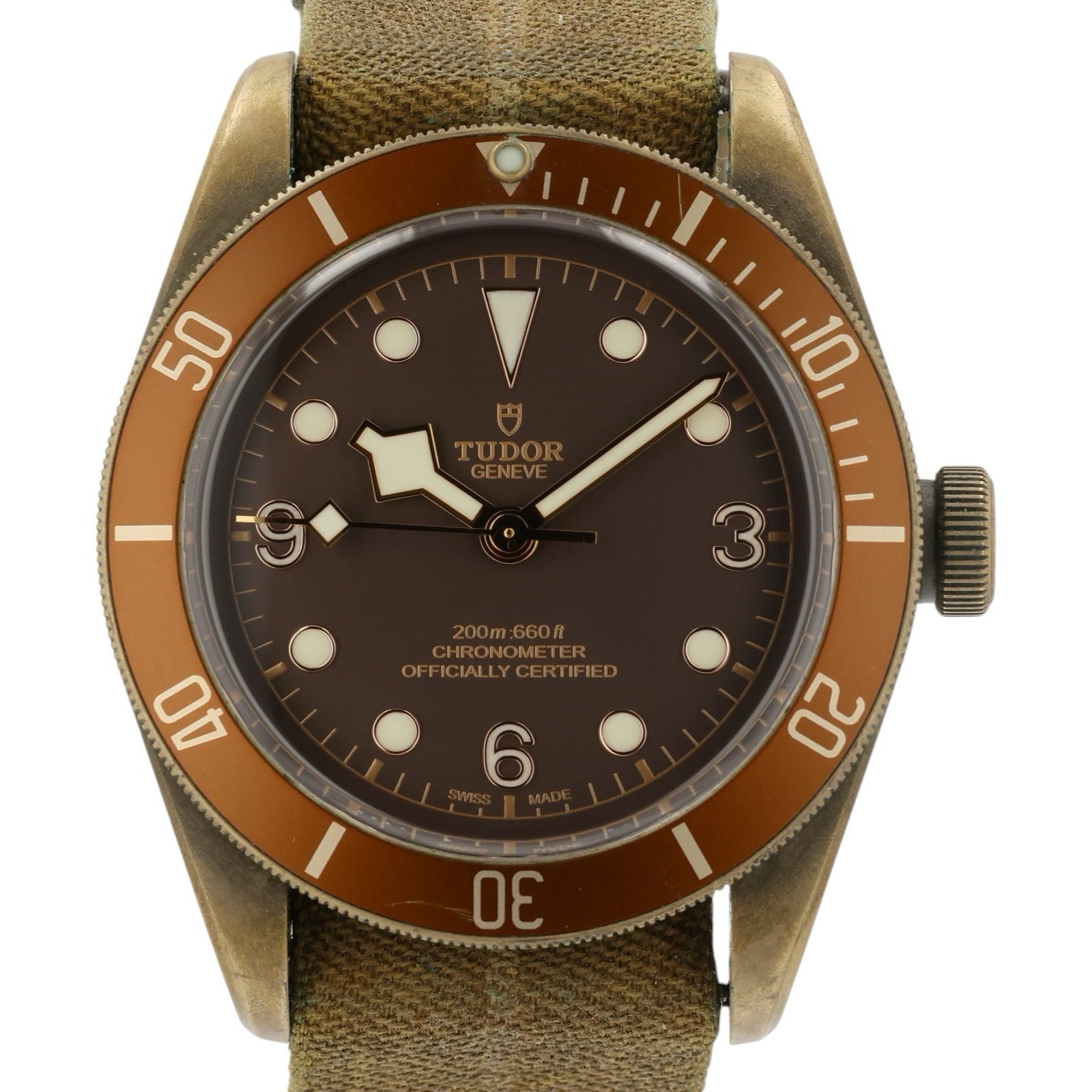 Tudor Black Bay Brown Dial Bronze 43mm Automatic Movement Men’s Watch 79250B