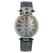 NEW 2025 Bovet Fleurier 18k White Gold MOP Dial 34mm Quartz Women's Watch FL0514