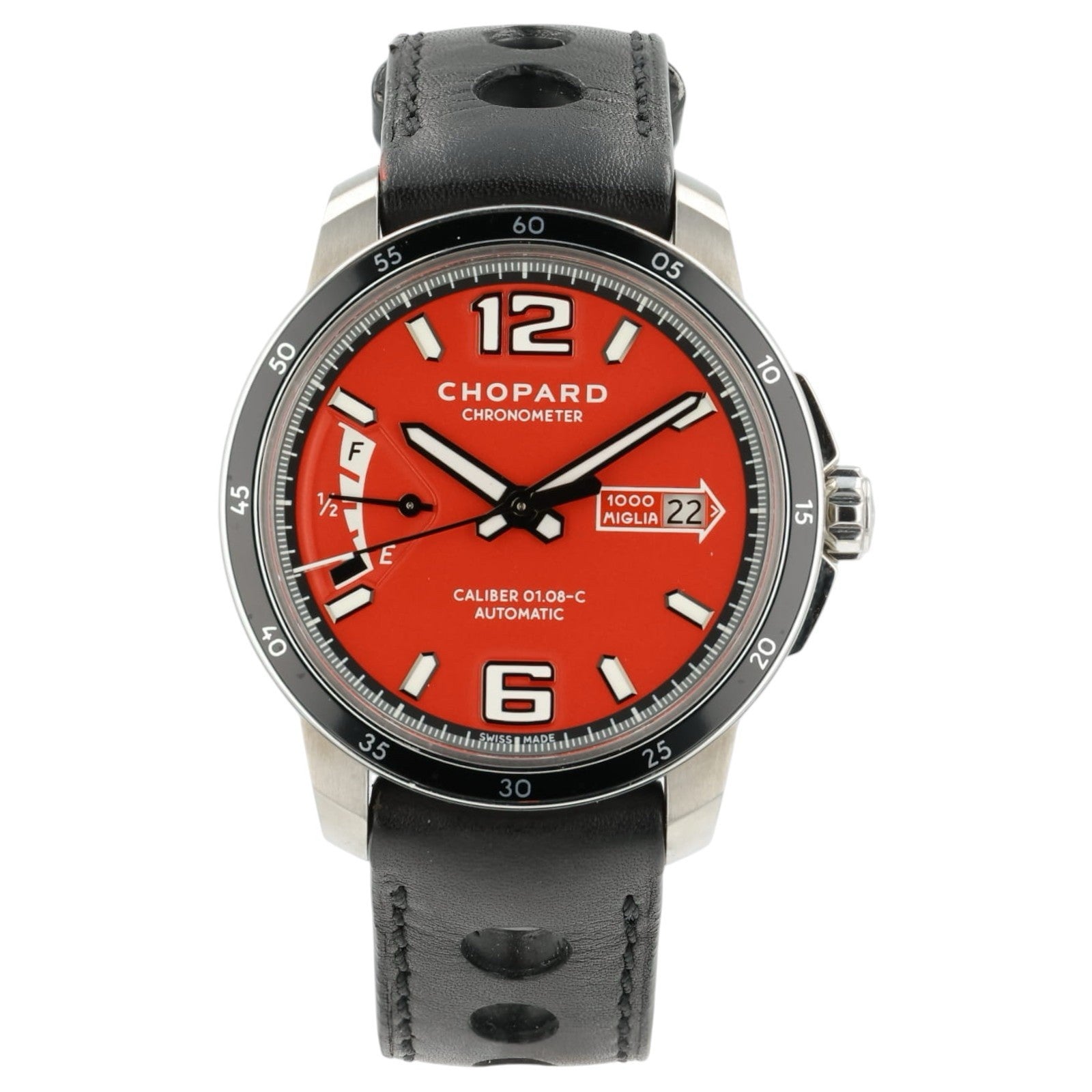 Chopard Mille Miglia Red Dial Stainless Steel 43mm Automatic Men’s Watch 168566