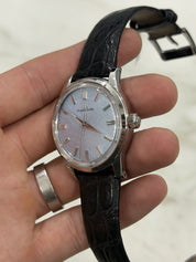 Grand Seiko Elegance Stainless Steel Blue Dial 37.3mm Watch SBGW283