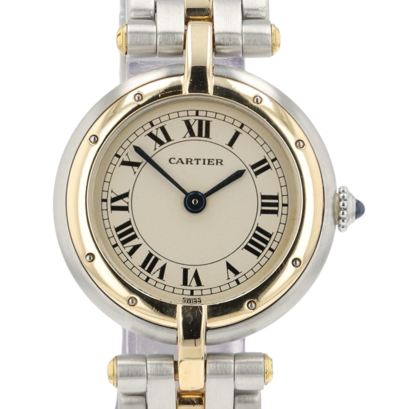 Cartier Panthere Vendome Silver Dial 18k Yellow Gold & Steel 24mm Quartz 1057920