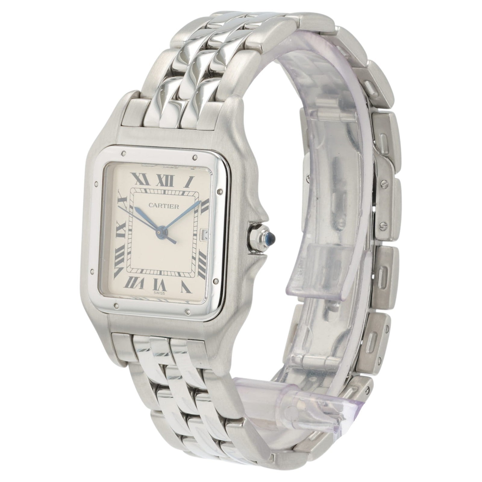 Cartier Panthere de Cartier Silver Dial Stainless Steel 29x40mm Quartz W25032P5