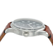Montblanc 1858 Black Dial Stainless Steel 44mm Manual Wind Movement Men’s 7333