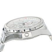 Breitling Bentley GT Stainless Steel White Dial 45mm Automatic Mens Watch A13362