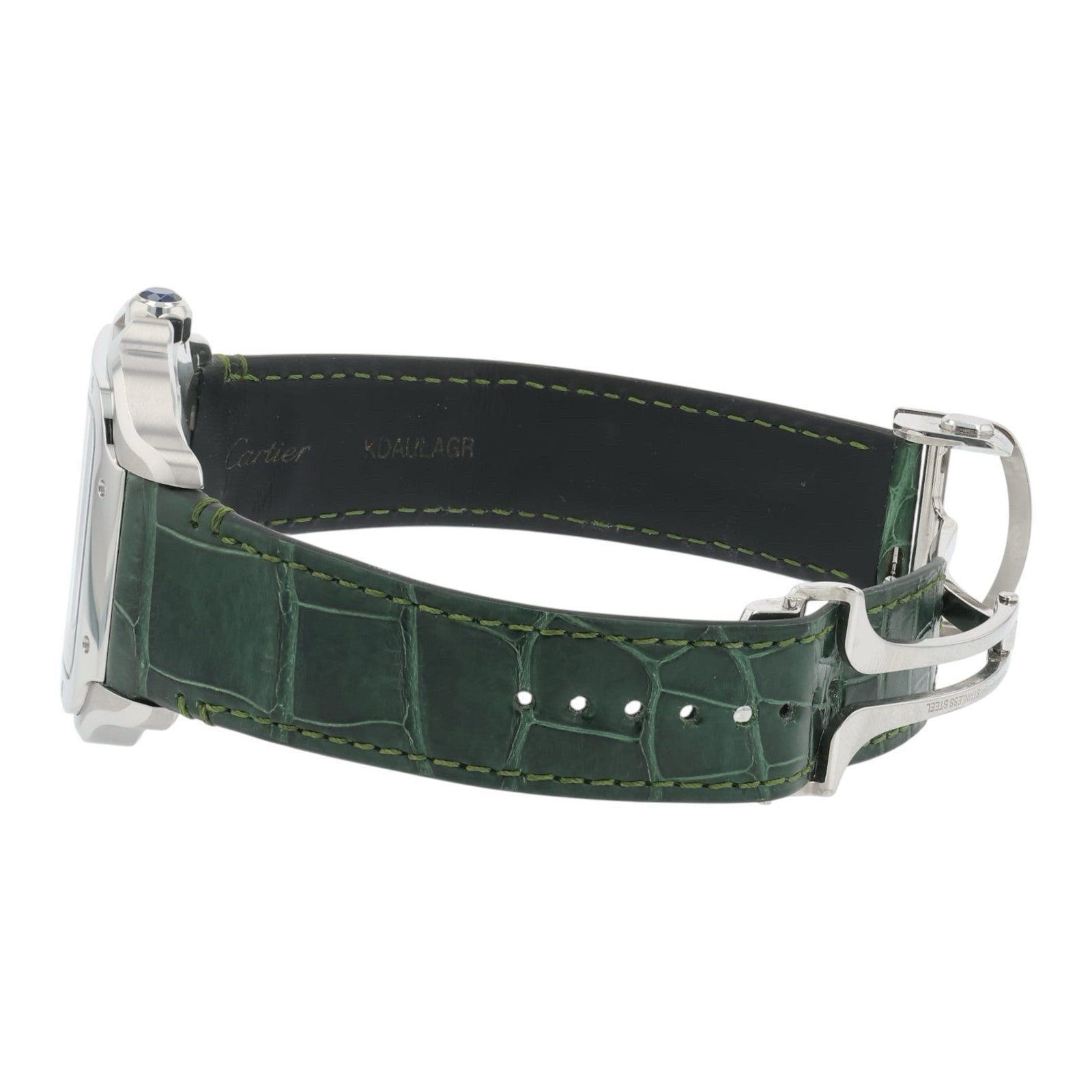 Cartier Santos Stainless Steel Green Dial 40mm Automatic Men’s Watch WSSA0062