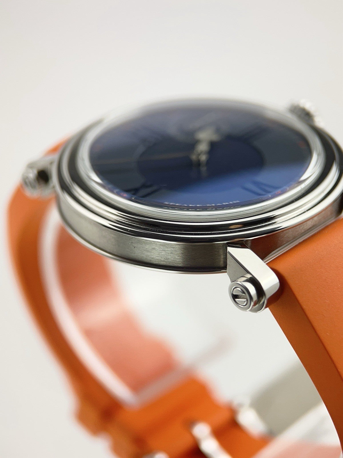 Speake-Marin The Piccadilly Titanium Blue Dial 38mm Automatic Men’s Watch