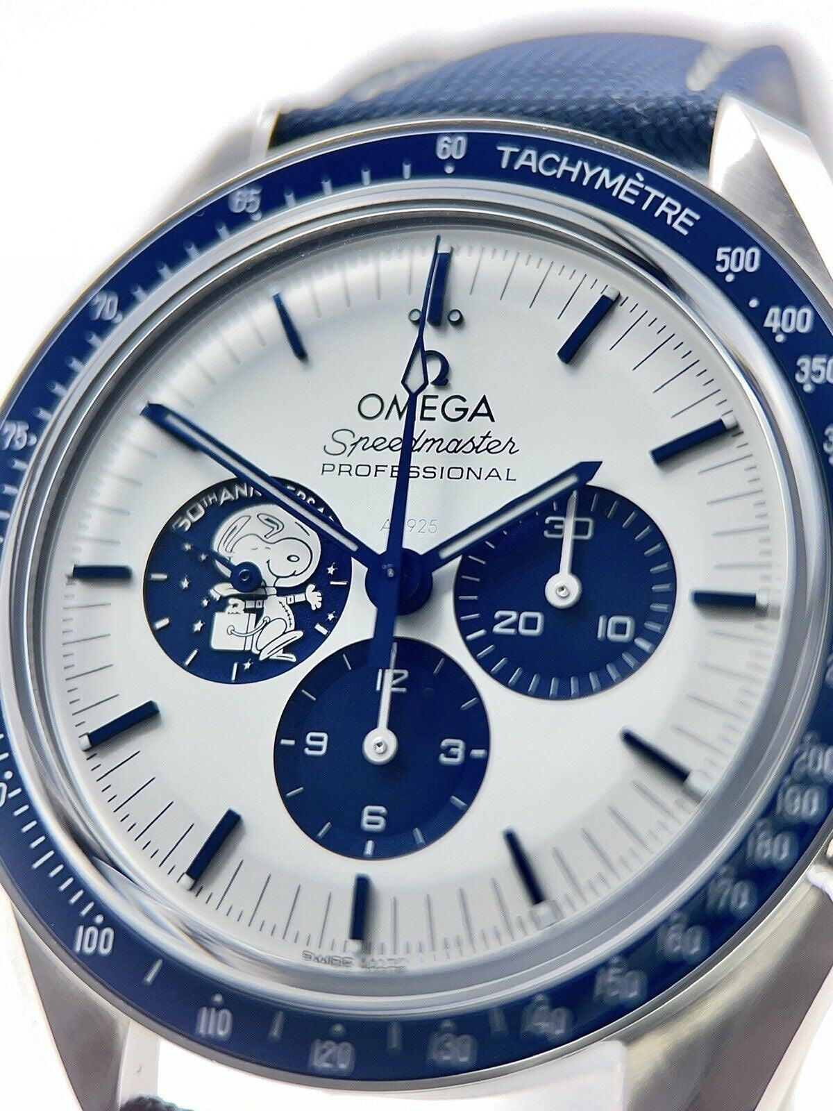 NEW 2025 Omega Speedmaster Snoopy Edition Steel Blue 42mm Manual Men's Watch