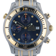 Omega Seamaster Titanium & Gold Blue Dial 42mm Automatic Mens Watch 2297.80