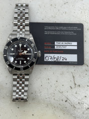 2024 Tudor Black Bay Steel Black 41mm Automatic Mens Watch 7941A1A0NU