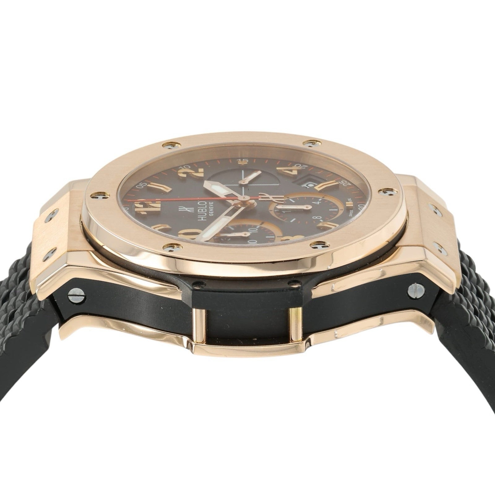 Hublot Big Bang Black Dial 18k Rose Gold 41mm Automatic Mens Watch 341.PX.130.RX