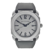 Bulgari Octo Titanium Grey Dial 41mm Automatic Movement Mens Watch BGO41T