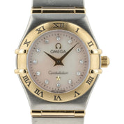 Omega Constellation MOP Dial Gold & Steel 22.5mm Quartz Women’s Watch 1262.75.00