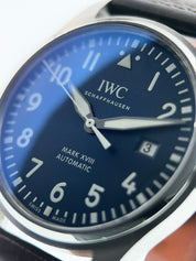 IWC Pilot Mark Stainless Steel Blue Dial 40mm Automatic Mens Watch IW327010